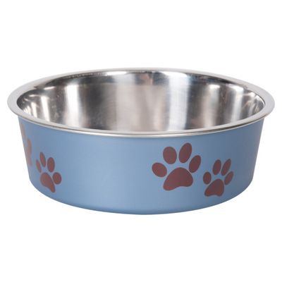 Karlie Hundenapf Edelstahl Ascar blau-metallic