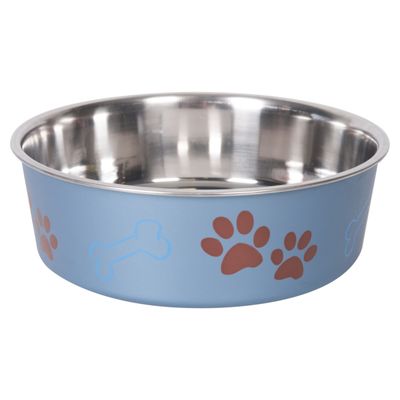 Karlie Hundenapf Edelstahl Ascar blau-metallic