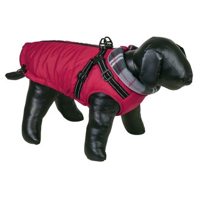 Nobby Hundemantel Karo 2in1 rot