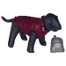Nobby Hundemantel Light bordeaux-grau