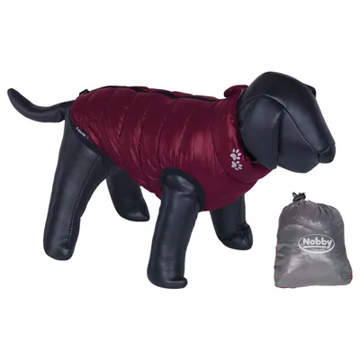 Nobby Hundemantel Light bordeaux-grau Nobby Hundemantel Light bordeaux-grau