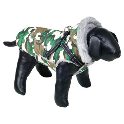 Nobby Hundemantel Polar 2in1 camouflage grün