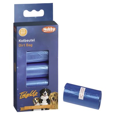 Nobby TidyUp Kotbeutel Vorratspack blau