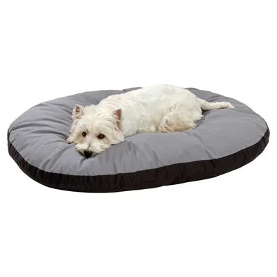 Karlie Liegekissen Doc Bed oval, grau-schwarz Karlie Liegekissen Doc Bed oval, grau-schwarz