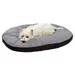 Karlie Liegekissen Doc Bed oval, grau-schwarz