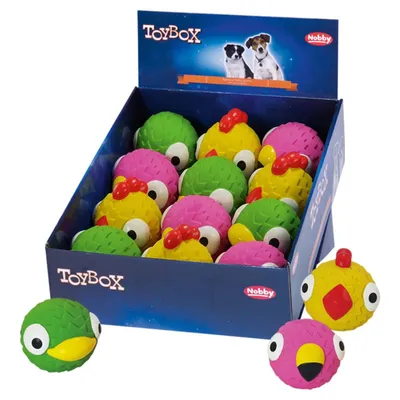 Nobby Hundespielzeug Bird Faces, Latex Nobby Hundespielzeug Bird Faces, Latex