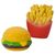 Nobby Hundespielzeug Fastfood aus Latex