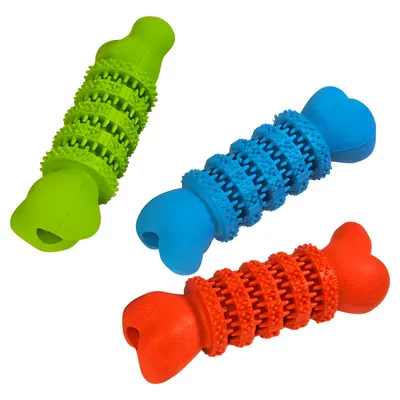 Nobby Hundespielzeug Dental Knochen Vollgummi Nobby Hundespielzeug Dental Knochen Vollgummi