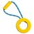 Nobby Hundespielzeug TPR Ring mit Seil und Griff