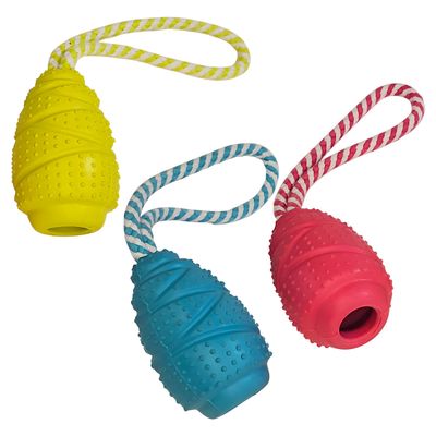 Nobby Hundespielzeug Jumper mit Seil aus Vollgummi