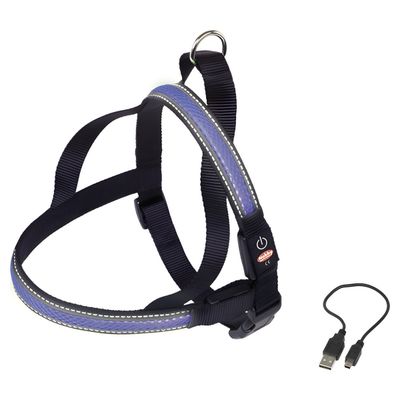 Nobby Norweger Geschirr Flash Mesh blau
