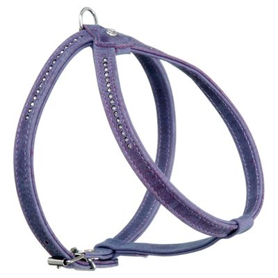 Karlie Geschirr Buffalo Denim mit Strass lavendel