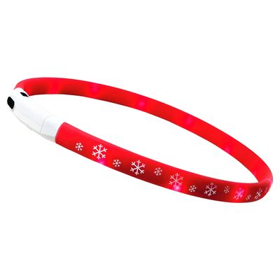 Nobby Xmas LED Lichtschlauch Flake rot