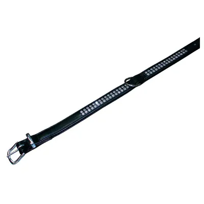 Nobby Halsband Crystal zweireihig schwarz Nobby Halsband Crystal zweireihig schwarz