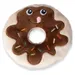 Karlie Hundespielzeug Plüsch Schoko Donut braun