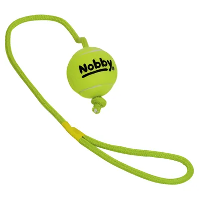 Nobby Tennisball mit Wurfschlaufe Nobby Tennisball mit Wurfschlaufe