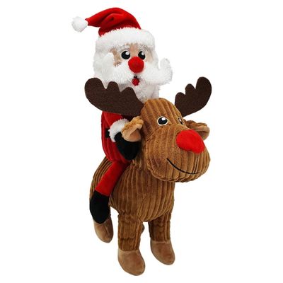Nobby Xmas Plüsch Weihnachtsmann auf Elch