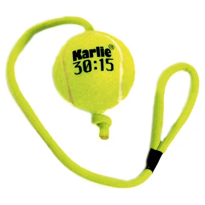 Karlie Hundespielzeug Tennisball mit Seil Karlie Hundespielzeug Tennisball mit Seil