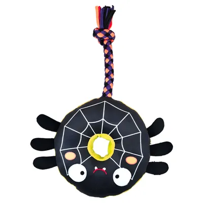Nobby Hundespielzeug Halloween Plüsch Spinne mit Seil Nobby Hundespielzeug Halloween Plüsch Spinne mit Seil