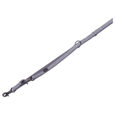 Nobby Führleine Linen Deluxe grau