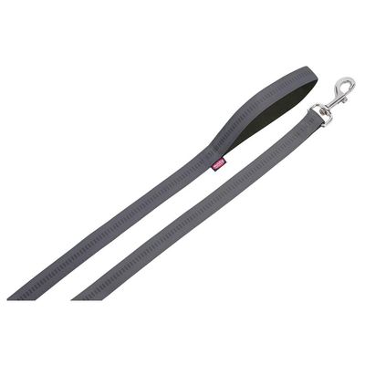 Nobby Leine Soft Grip dunkelgrau/schwarz