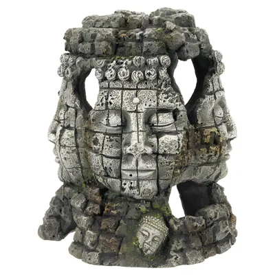 Nobby Aquariendekoration Ruine mit Gesichtern Nobby Aquariendekoration Ruine mit Gesichtern