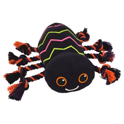 Nobby Hundespielzeug Halloween Spinne mit Seil
