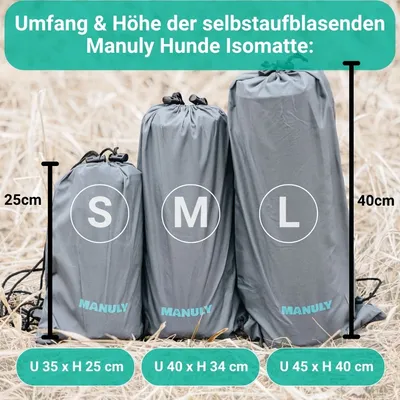 Manuly selbstaufblasende Hunde Isomatte Manuly selbstaufblasende Hunde Isomatte