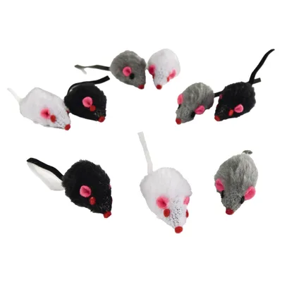 Beeztees Katzenspielzeug Spielmaus Mini - 9 Stück Beeztees Katzenspielzeug Spielmaus Mini - 9 Stück