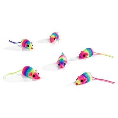 Beeztees Katzenspielzeug Spielmaus Rainbow
