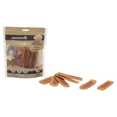 Beeztees Hundesnack Hähnchenfilet Streifen mit Ente