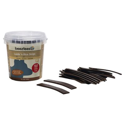 Beeztees Hundesnack Lamm+Reis Streifen 500 g