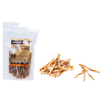 Beeztees Hundesnack Hähnchen Twirls mit Fisch