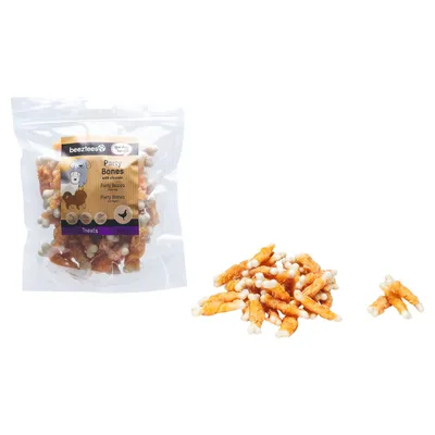 Beeztees Hundesnack Party Bones mit Huhn Beeztees Hundesnack Party Bones mit Huhn