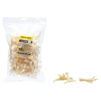 Beeztees Gepuffte Hühnchenfüße 750 g Beeztees Gepuffte Hühnchenfüße 750 g