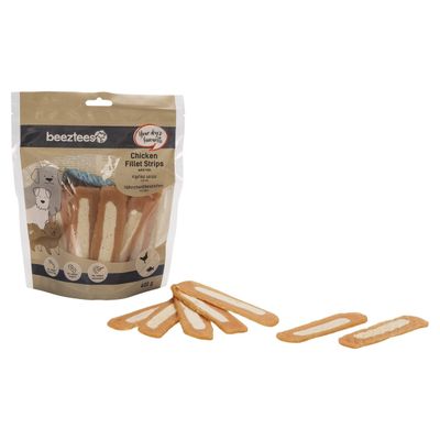 Beeztees Hundesnack Hähnchenfilet Streifen mit Fisch