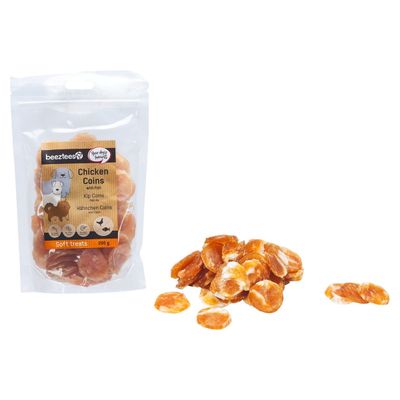 Beeztees Hundesnack Hähnchen Coins mit Fisch