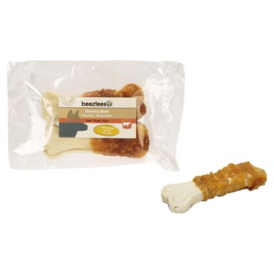 Beeztees Hundesnack Kauknochen mit Huhn