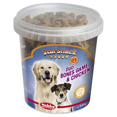 Nobby Starsnack Duo Bones Game & Chicken Dose 500 g