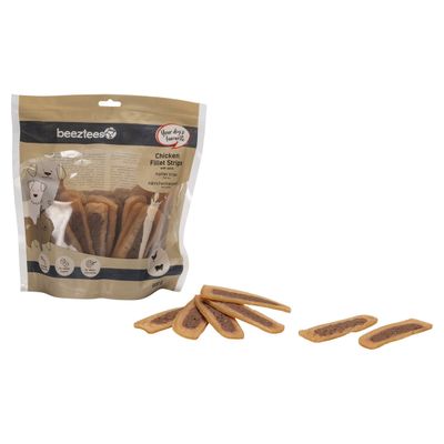 Beeztees Hundesnack Hähnchenfilet Streifen mit Lamm