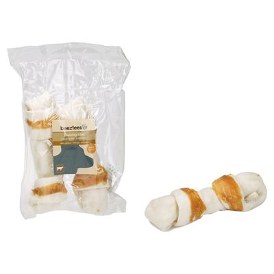 Beeztees Hundesnack Kauknoten mit Huhn