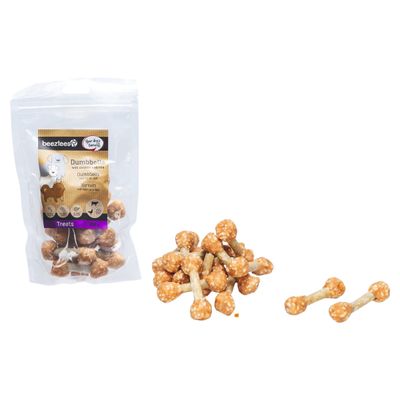 Beeztees Hundesnack Hanteln mit Huhn und Reis
