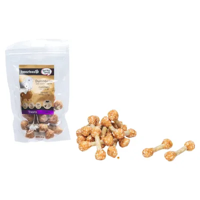 Beeztees Hundesnack Hanteln mit Huhn und Reis Beeztees Hundesnack Hanteln mit Huhn und Reis