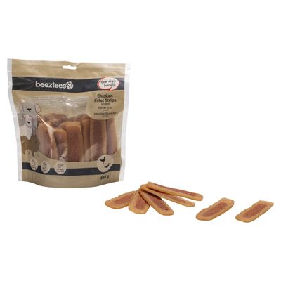 Beeztees Hundesnack Hähnchenfilet Streifen mit Ente