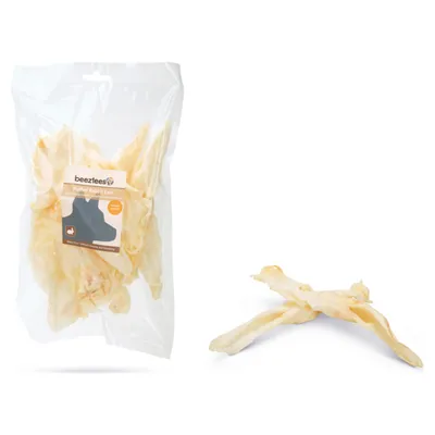 Beeztees Gepuffte Kaninchenohren 100 g Beeztees Gepuffte Kaninchenohren 100 g