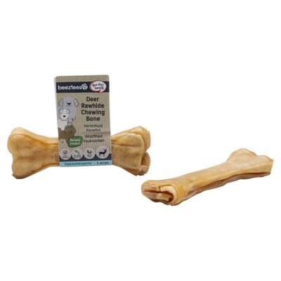 Beeztees Hundesnack Hirschhaut Kauknochen