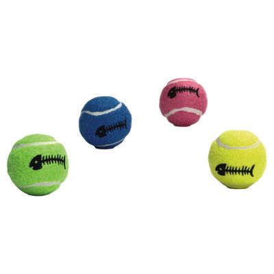 Beeztees Katzenspielzeug Tennisball mit Glocke