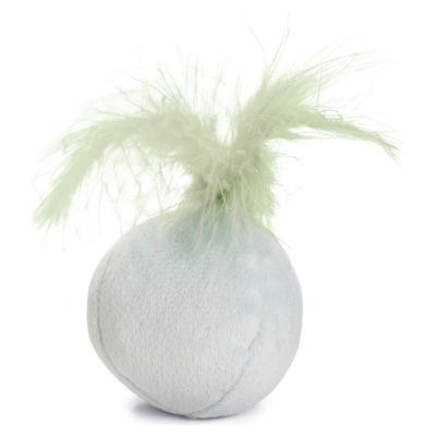 Beeztees Kitten Katzenspielzeug Ball+Feder Rizo mint