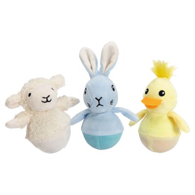 Beeztees Katzenspielzeug Oster Wobbler Kaninchen/Küken/Lamm