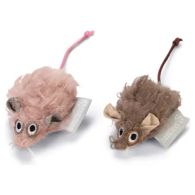 Beeztees Katzenspielzeug Maus Boyo rosa-braun Beeztees Katzenspielzeug Maus Boyo rosa-braun